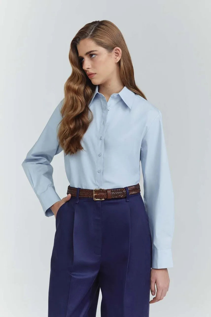 Camisa Sasha - Azul Bebe NV