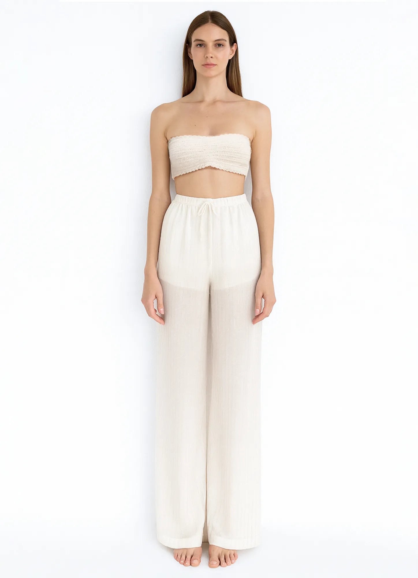 Calça Marisa Off White TRIYA