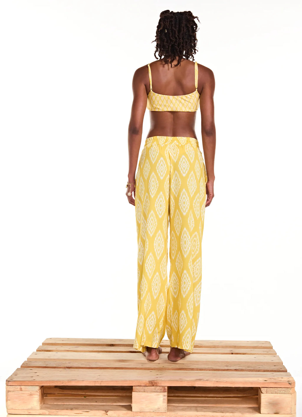 Calça Mi Tie Dye Amarelo TRIYA