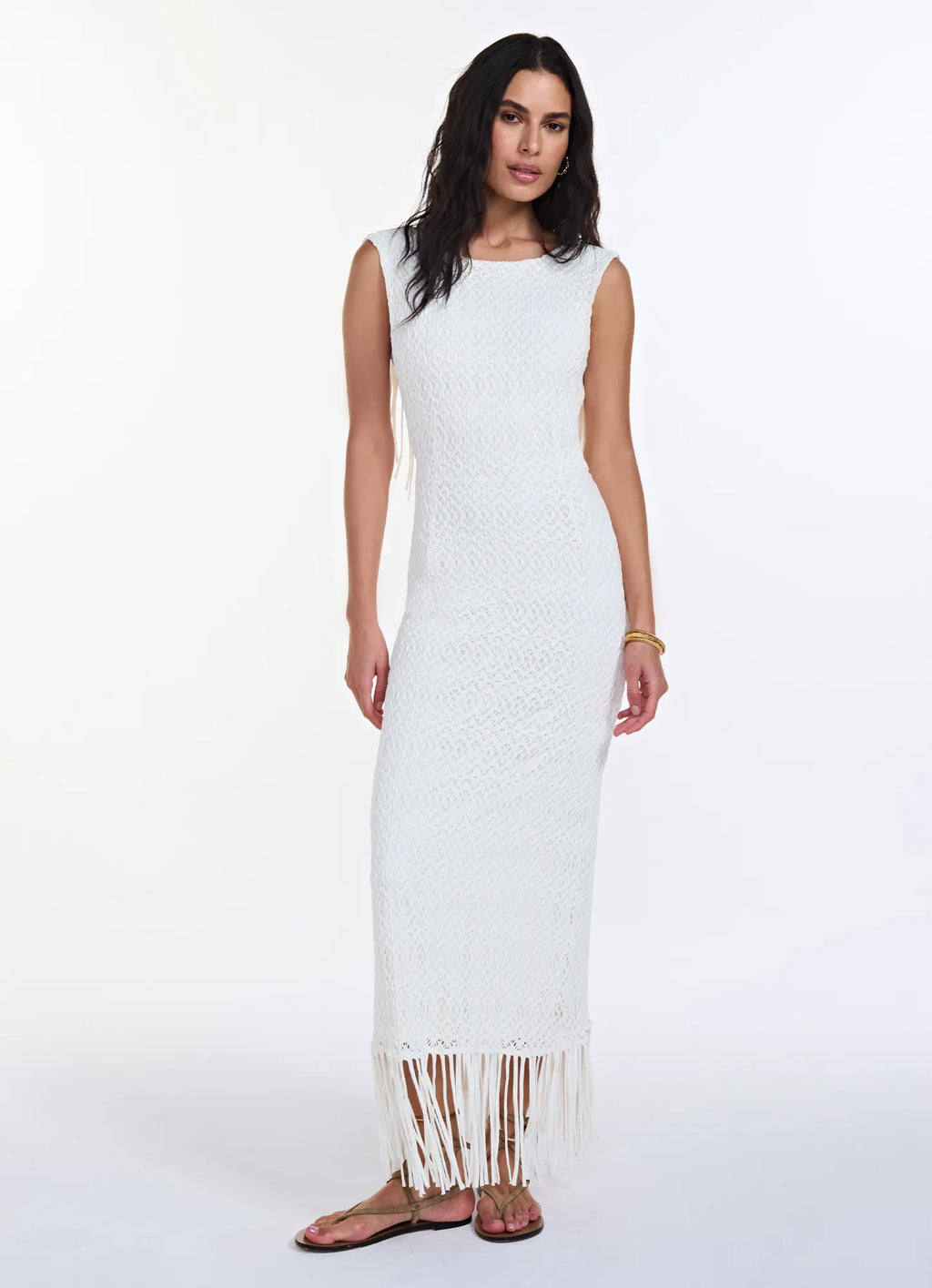 Vestido Helena Off White TRIYA