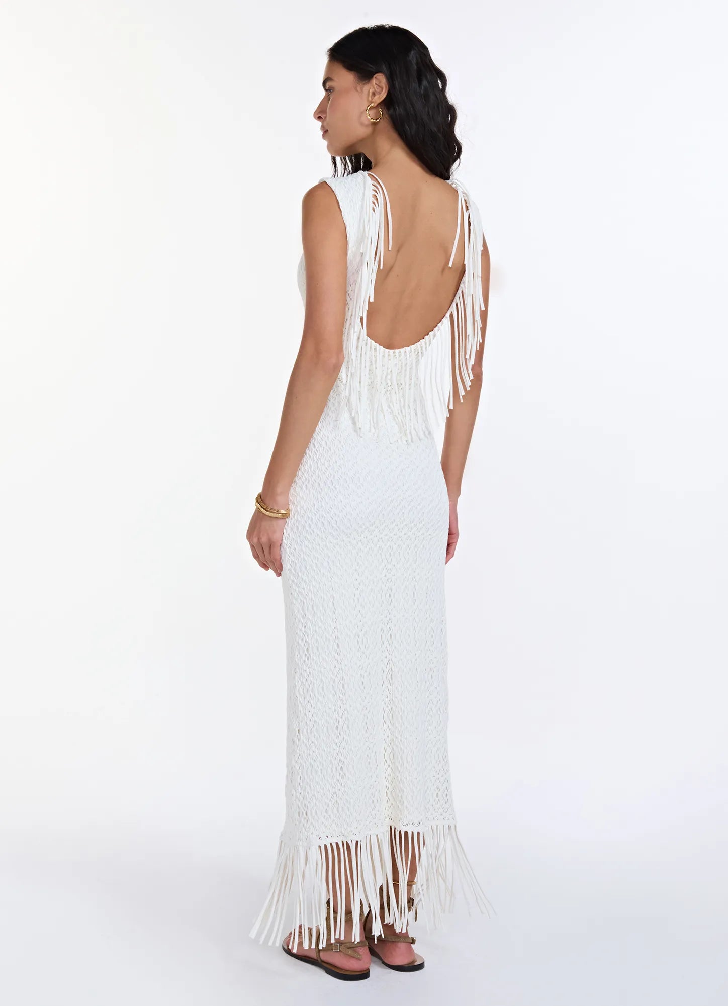 Vestido Helena Off White TRIYA