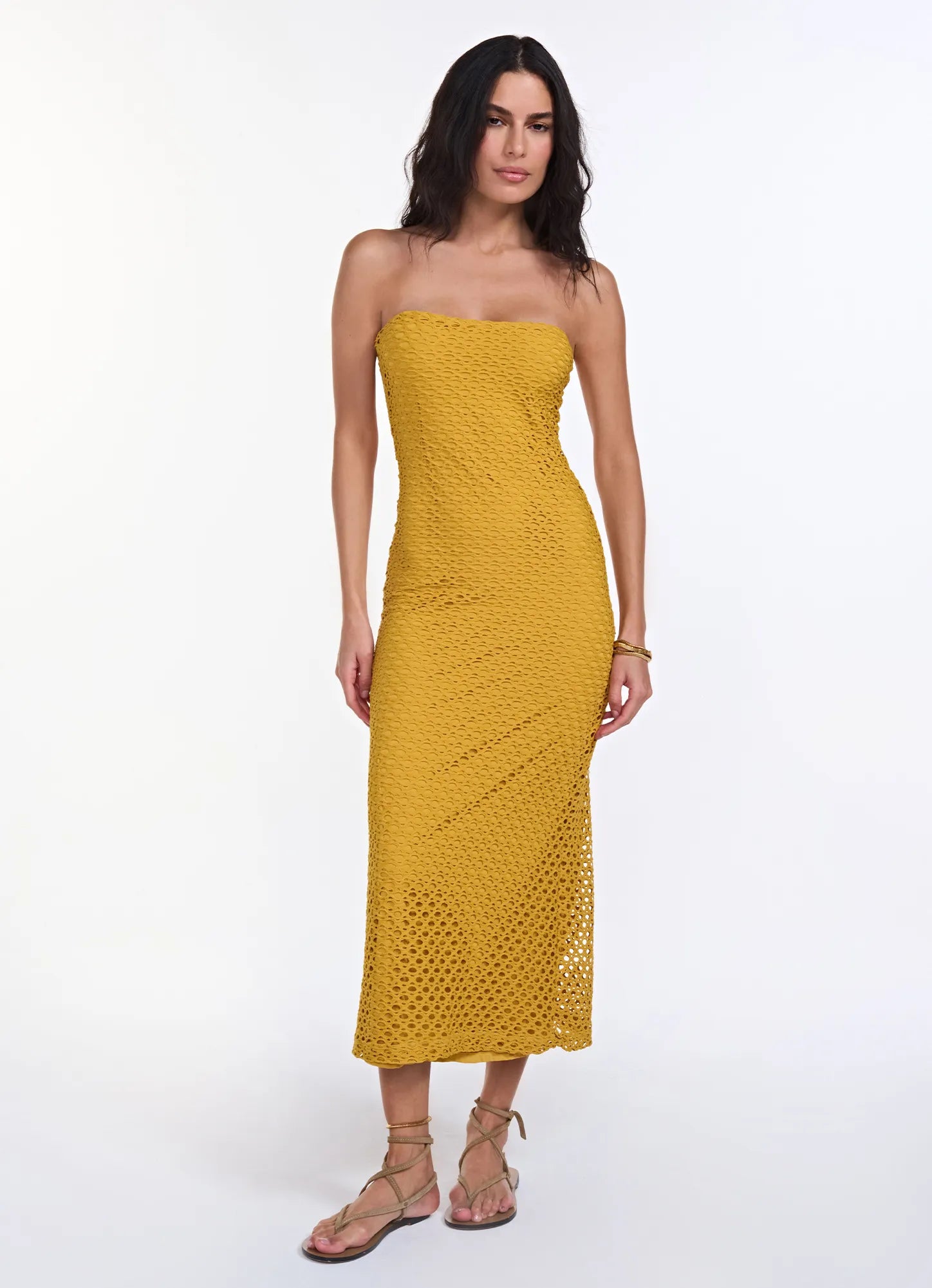 Vestido Sereia Amarelo TRIYA