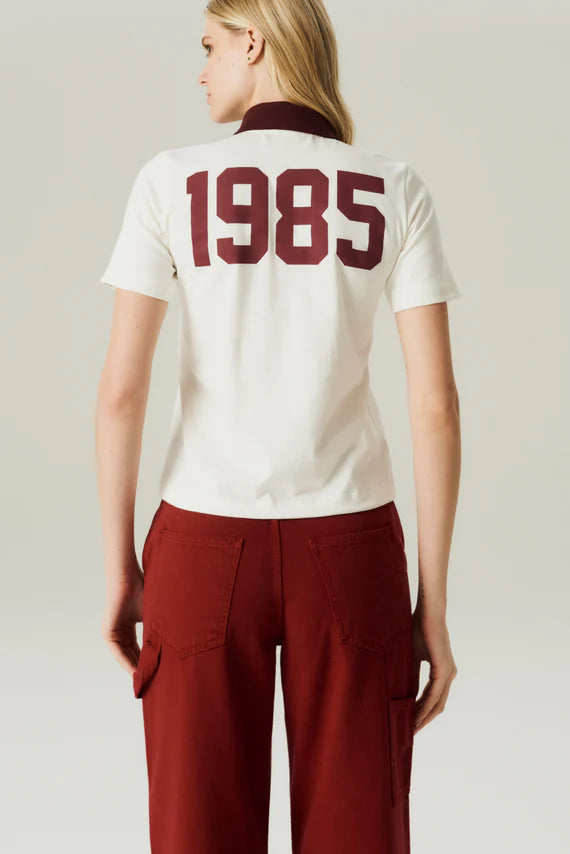 POLO COLLEGE OFF WHITE HOODMOOD