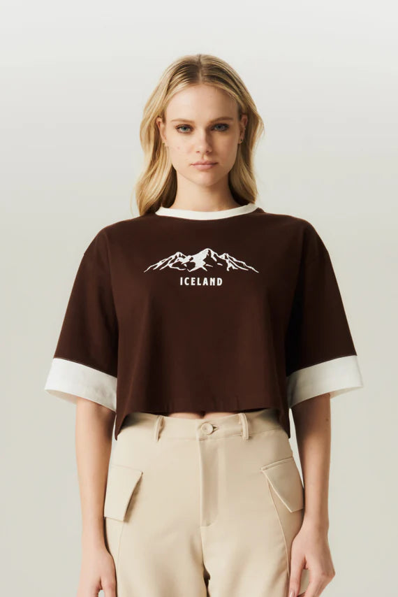T-SHIRT BICOLOR HOOD MOOD